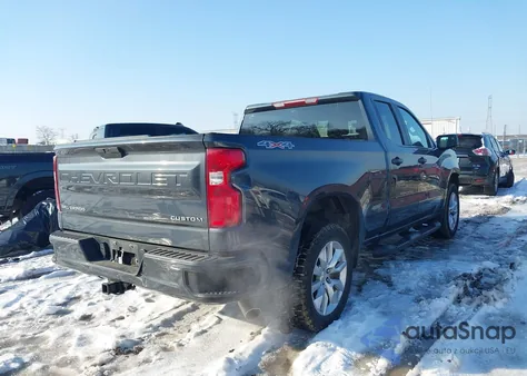 2021 Chevrolet Silverado 1500 4Wd Standard Bed Custom из США, поврежденный, VIN 1GCRYBEH7MZ105033